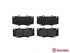 Brembo Brake Pads Front Toyota Hilux/ Ford ( Set Lh&Rh) (P83140)