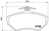 Brembo Brake Pads Front Vw Golf/Jetta 3 ( Set Lh&Rh) (P85032)