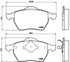 Brembo Brake Pads Front Vw Sharan 1.8T ( Set Lh&Rh) (P85039)