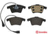 Brembo Brake Pads Front Vw Touareg 7La/7L ( Set Lh&Rh) (P85090)