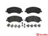 Brembo Brake Pads Front Vw Amarok ( Set Lh&Rh) (P85115)