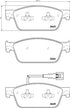 Brembo Brake Pads Front Vw Kombi ( Set Lh&Rh) (P85141)