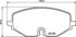 Brembo Brake Pads Front Vw ( Set Lh&Rh) (P85182)