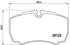 Brembo Brake Pads Rear Iveco T/Daily 35S ( Set Lh&Rh) (Pa6023)