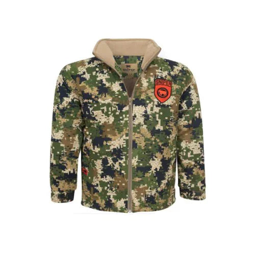 GUNMANSA SNIPER KIDDIES PARKA JACKET - PIXELATE