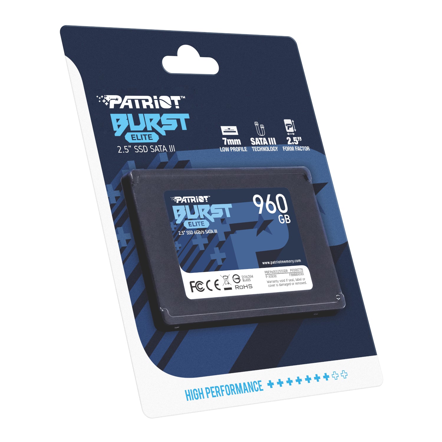 Patriot Burst Elite 960GB 2.5" SATA III SSD