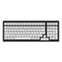 Keychron Double Shot PBT OSA Full Keycap Set - Black/White