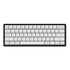 Keychron Double Shot PBT OSA Full Keycap Set - Black/White