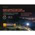 Fenix Flashlight PD36R, 1600 Lumens - Rechargeable