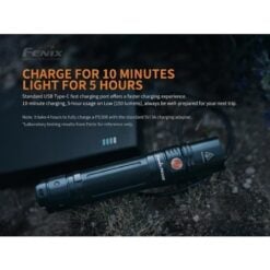 Fenix Flashlight PD36R, 1600 Lumens - Rechargeable