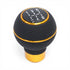 Black with Orange Trim 5-Speed Gear Shift Knob