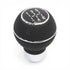 Black with Silver Trim 5-Speed Gear Shift Knob