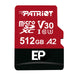 Patriot EP V30 A2 512GB Micro SDXC Memory Card (Without Adapter)