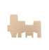 H Lock: 80mm x 80mm x 70mm