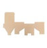 H Lock: 180mm x 180mm x 75mm