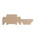 H Lock: 390mm x 140mm x 85mm