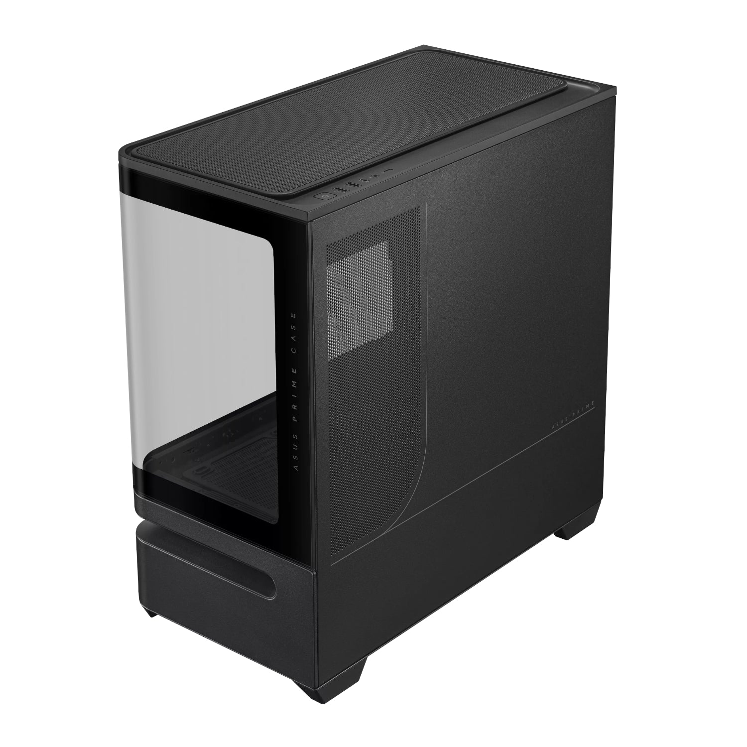 Asus Prime AP202 Curved Tempered Glass Micro-ATX Chassis – Black
