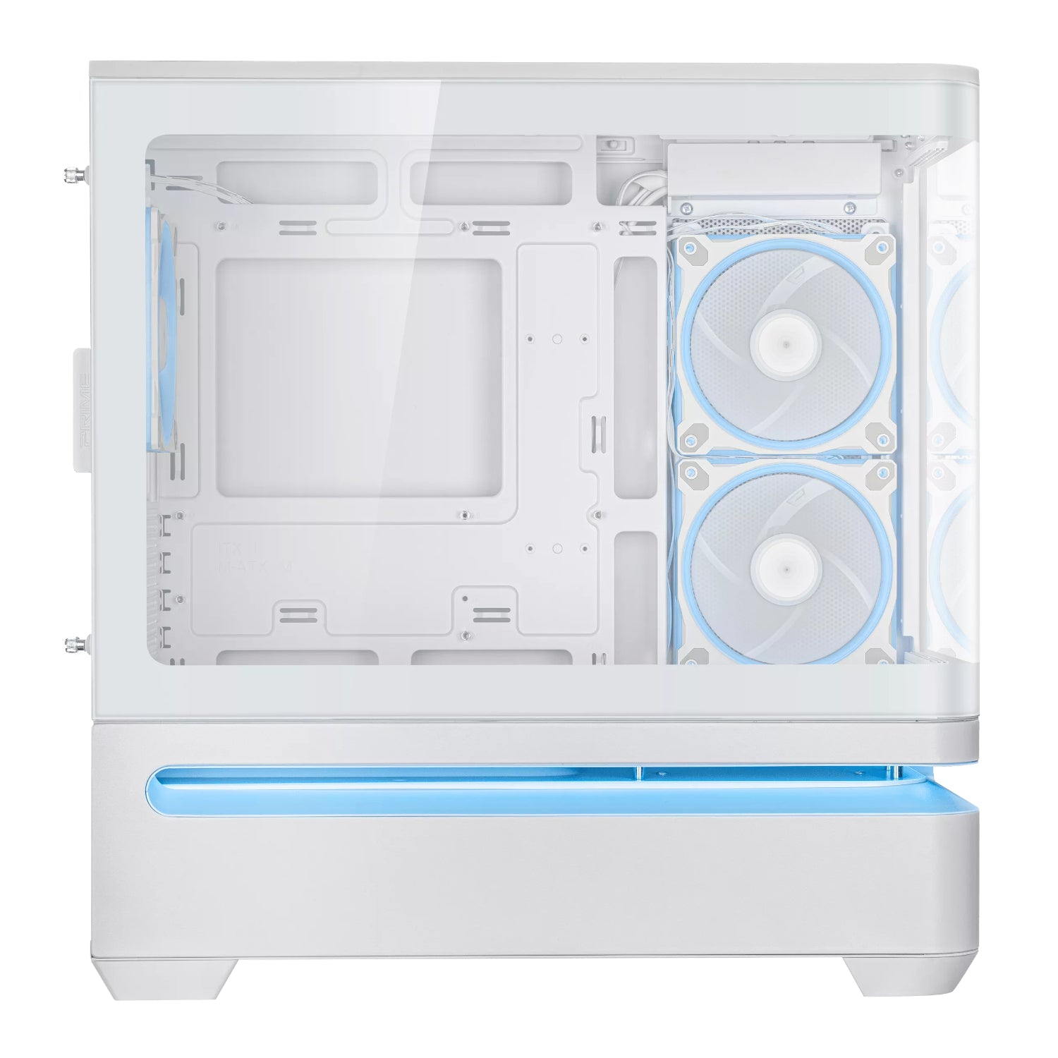 ASUS Prime AP202 ARGB Micro-ATX Gaming Chassis - White