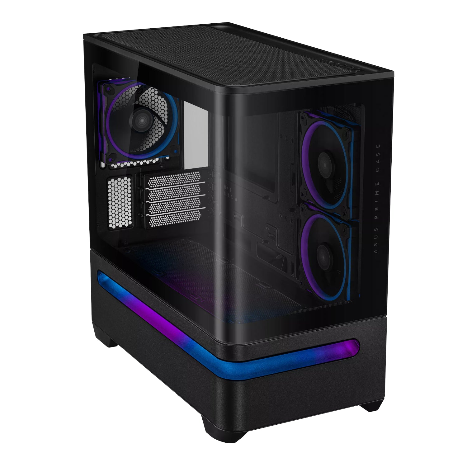 ASUS Prime AP202 ARGB Micro-ATX Gaming Chassis - Black