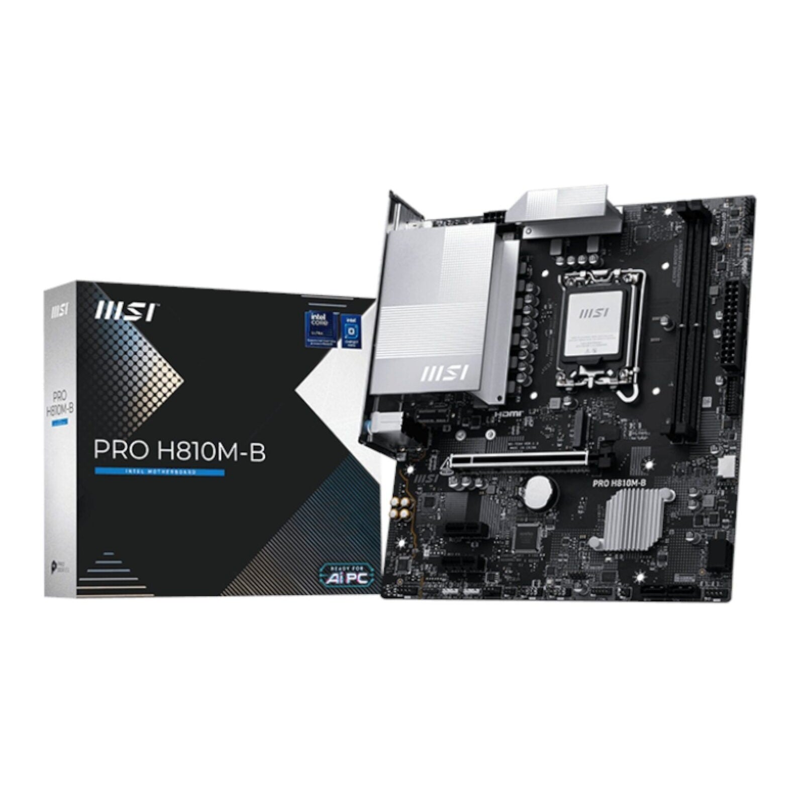 Intel H810 Chipset 15th Gen Core Ultra 7 Socket /LGA1851 Micro ATX M/B.