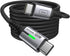 INIU DI-D5CC USB C Charger Cable, 100W PD 5A Fast Charging USB C to USB C Cable (6.6ft), Nylon Braided Type C to Type C Cable for iPhone 16 series 15/15 Pro/15 Plus/15 Pro Max, Samsung S22 S21, iPad Pro MacBook Pro etc | SKU PS-D5CC6