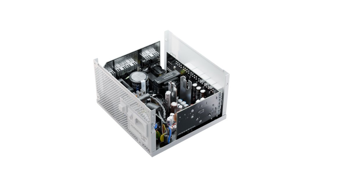Seasonic FOCUS GX 750W Power Supply ATX 3.1 PCIe 5.1 (12V-2x6) Cybenetics Platinum Fully Modular RTX 5070 Ti AMD RX 9000 Ready White, FOCUS GX-750 WHITE ATX 3.1 | SKU PS-F750V4W