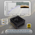 Apevia Galaxy 750W 80+ Gold ATX 3.1 Fully Modular Gaming Power Supply, PCIe 5.1 Ready 16-Pin 12VHPWR PSU, 100% Japanese Capacitors, Silent 135mm FDB Fan, Stable +12V Rail for the latest NVIDIA Graphics Cards, GALAXY750W | SKU PS-GA750W