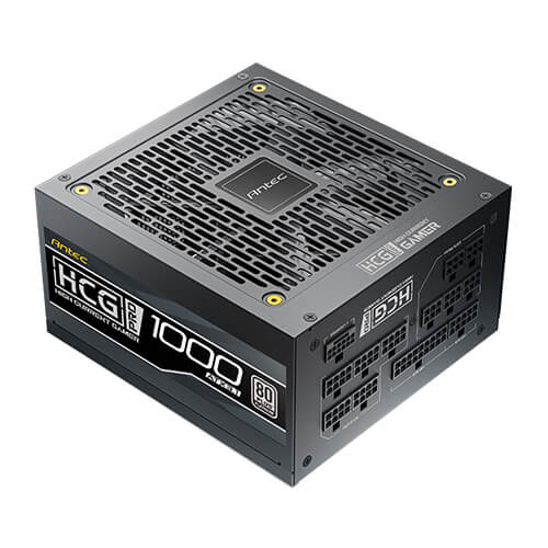 ANTEC HCG1000 PRO Platinum ATX3.1, 1000W Full Modular PSU, 80 PLUS Platinum Certified, PCIE 5.1 Support, PhaseWave Design, Zero RPM Manager, 135mm Silent Fan, Japanese Capacitors | SKU PS-HGC10P1