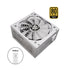 Apevia ATX-PR1000W-WH PCIE 5.0 & ATX 3.0 Prestige 1000W 80+ Gold Rated, PCIE 5.0 / Gen 5 12VHPWR Connector, Active PFC ATX Gaming Power Supply White | SKU PS-PR1000H