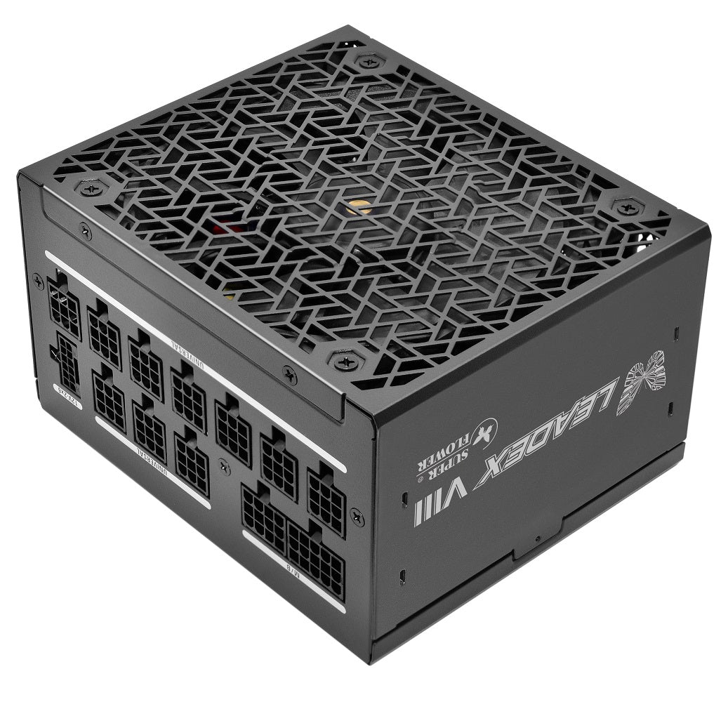 Super Flower Leadex VIII Platinum PRO 1000W ATX 3.1&PCIe 5.1(Native 12V-2x6 Cable), Cybenetics PLATINUM, Smallest 125mm ATX PSU, Patent Super Connector, Full Modular, SF-1000F14SP | SKU PS-SF10SP2