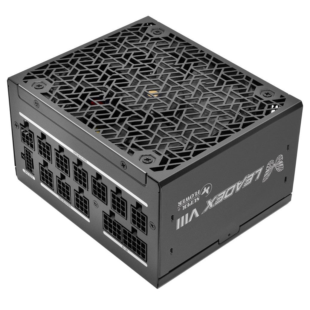 Super Flower Leadex VIII Platinum PRO 1200W ATX 3.1&PCIe 5.1(Native 12V-2x6 Cable), Cybenetics PLATINUM, Smallest 125mm ATX PSU, Patent Super Connector, Full Modular, SF-1200F14SP | SKU PS-SF12SP3