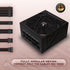 Apevia ATX-SL650W Soul 650W Fully Modular, ATX Active PFC, DC to DC Converter Design, 140mm Silent Fan, RoHS Compliance, Gaming Power Supply | SKU PS-SL650