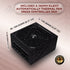 Apevia ATX-SL750W Soul 750W Fully Modular, ATX Active PFC, DC to DC Converter Design, 140mm Silent Fan, RoHS Compliance, Gaming Power Supply | SKU PS-SL750