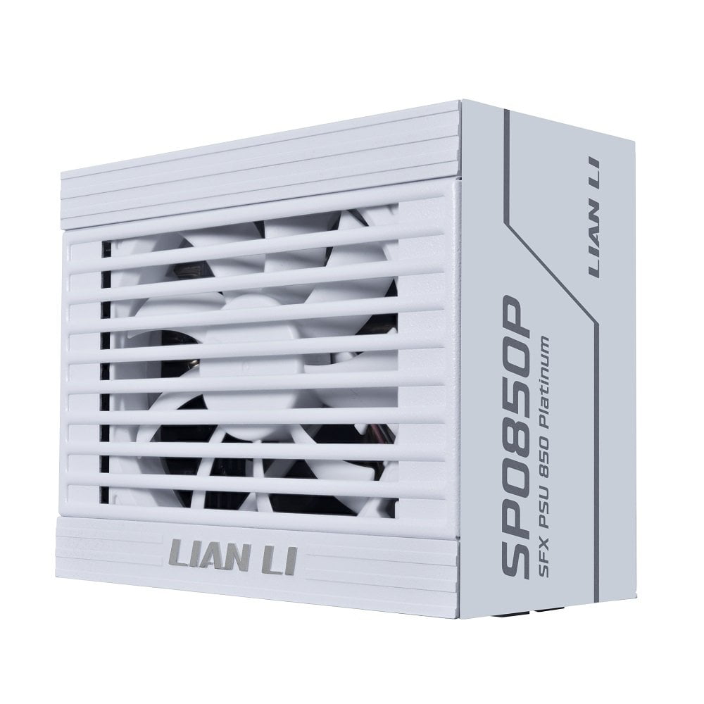 GUNMANSA Lian Li SP 850W Full Modular Power Supply with 12V-2x6 Cable - ATX 3.1 & PCIE 5.1 Compliant, Cybenetics Platinum Efficiency - 100% Japanese 105°C Capacitors - White (SP850P.W)