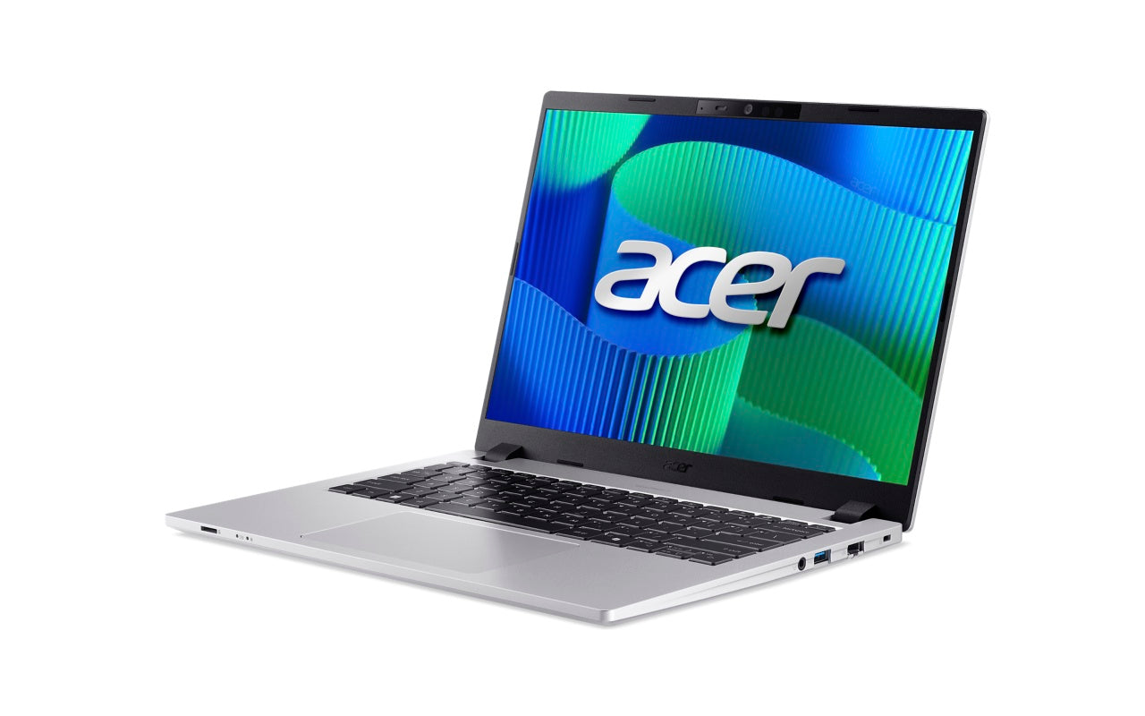 Acer TMP214-56-G2-TCO-563X 14" WUXGA IPS Intel Core Ultra 5 processor 225U 16 GB DDR5 1024GB PCIe NVMe SSD WIFI6E+BT FPR FHD IR Camera Micro SD card reader 53Wh Li-ion battery 65W TypeC adapter Windows 11 Pro 3 Years On Site Warranty