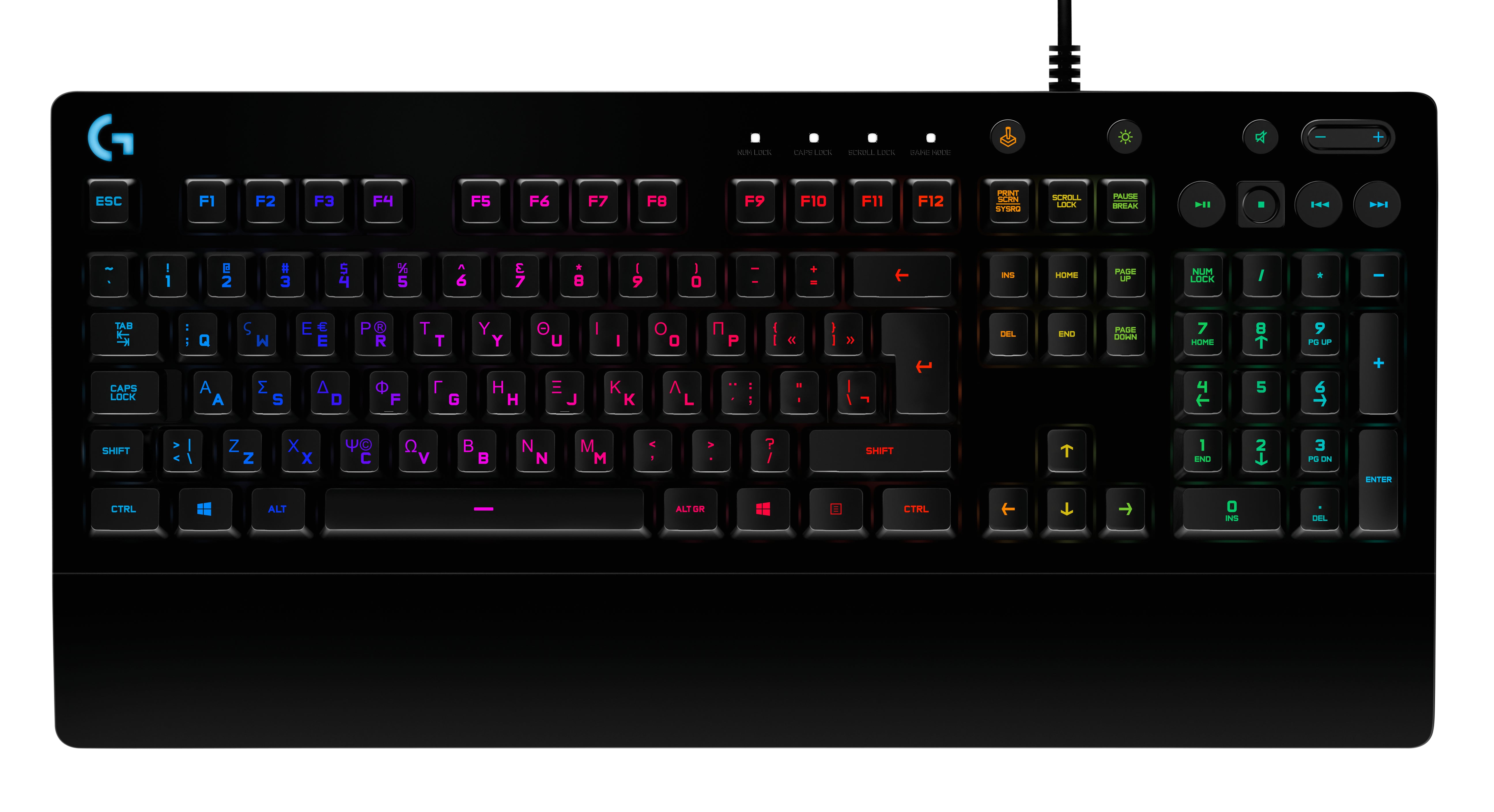 Logitech G213 Prodigy – Gaming Keyboard – Wired USB – Black- Backlighting RGB