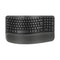 Logitech Wave Keys - Wireless Ergonomic Keyboard - Bluetooth - Intergrated Palm rest - Graphite