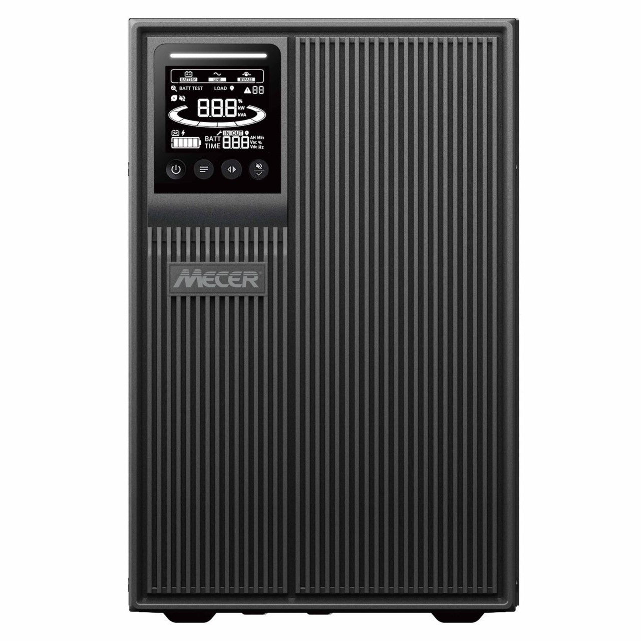 MECER INNOVA Basic G2 3KVA ON-LINE TOWER UPS PF 0.9/ Internal Battery 6 x 12V/9Ah + NMC Network Card. - Battery Warranty 6 Months.