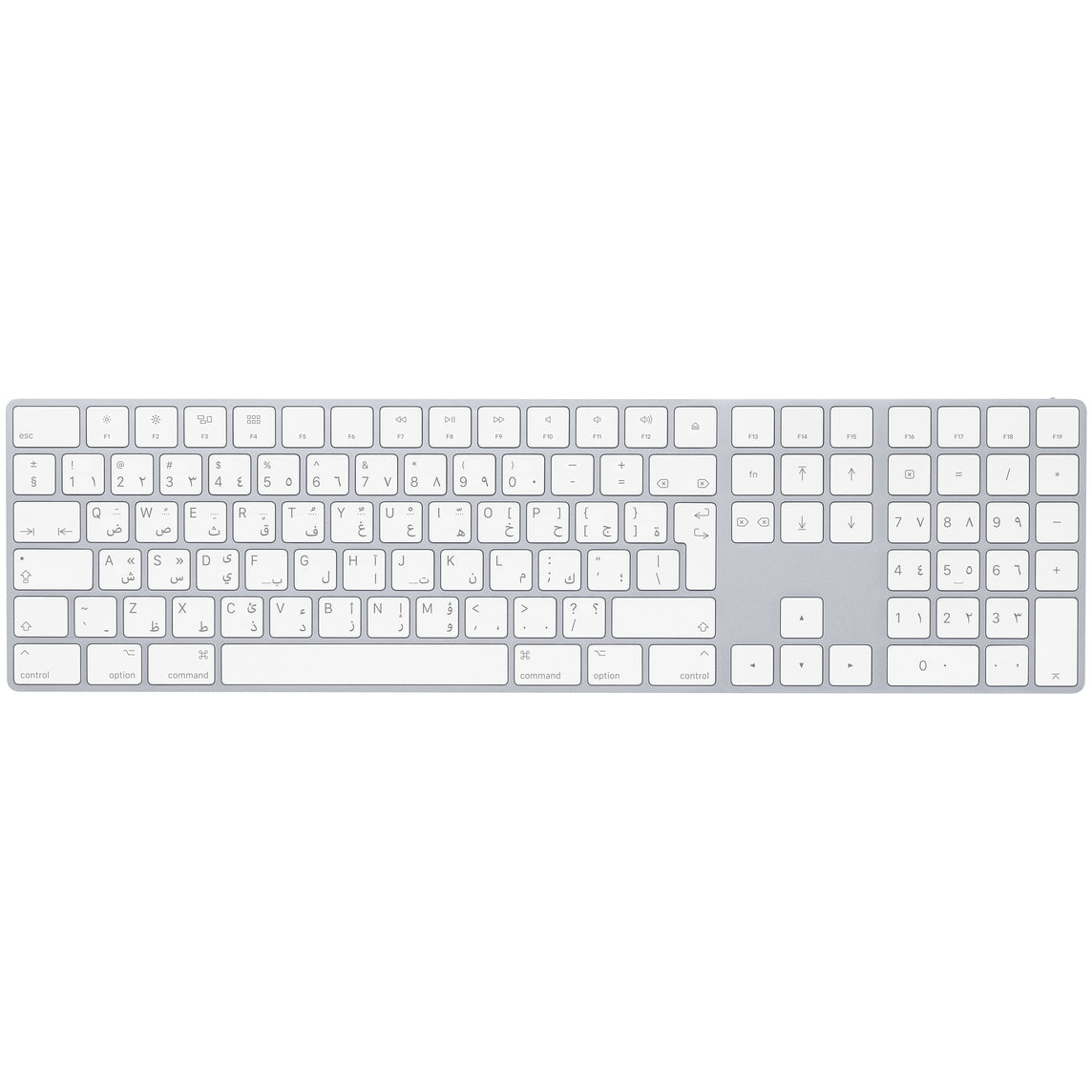 MAGIC KEYBOARD WITH NUMERIC KEYPAD - INTERNATIONAL ENGLISH - SILVER