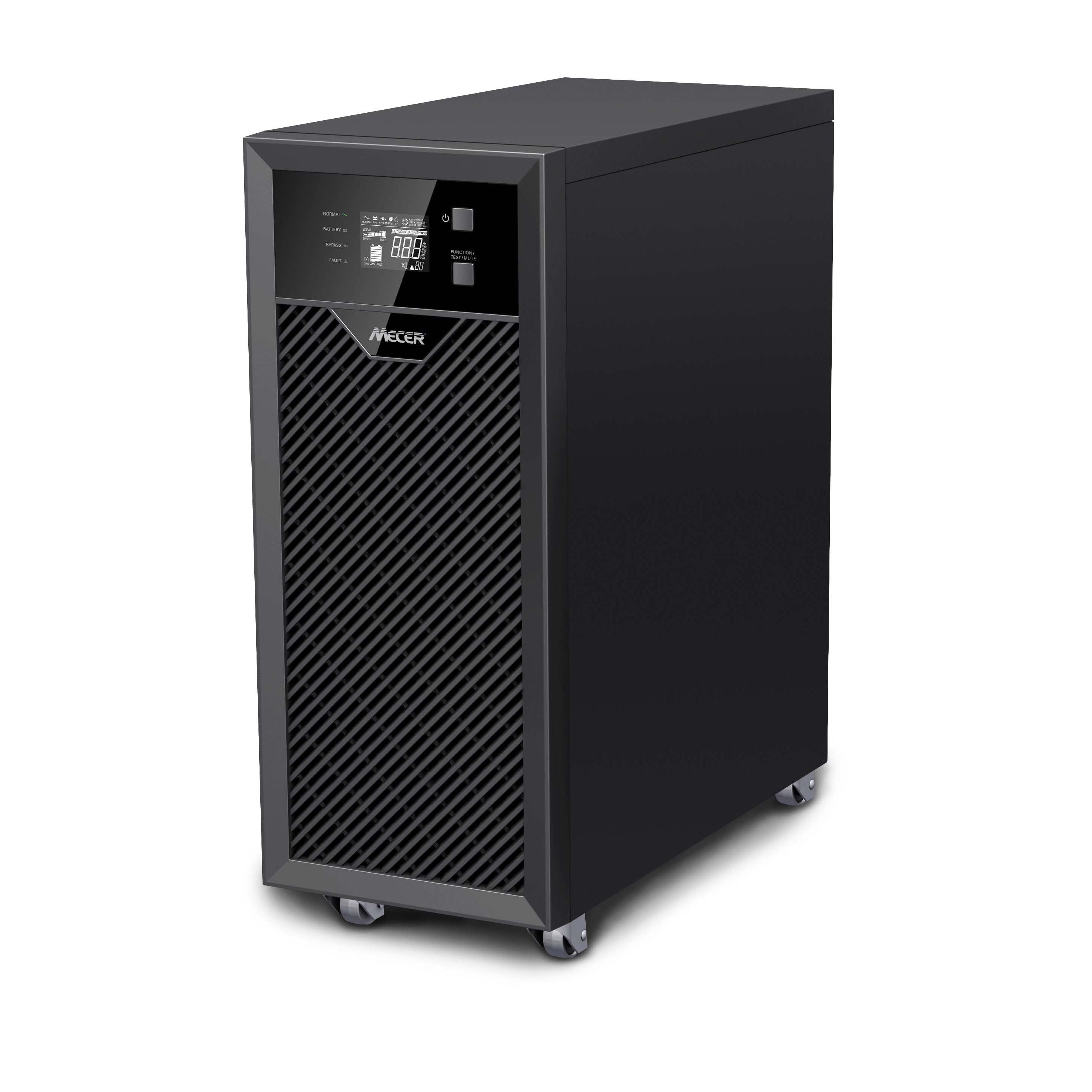 MECER INNOVA 6KVA ON-LINE TOWER UPS PF:0.9/ Built-In Battery 15x 12V/9Ah + SNMP card - (Battery Warranty 6 Months).