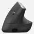 Logitech MX Vertical - Wireless Ergonomic mouse - Bluetooth - Silent - Graphite