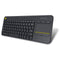 Logitech K400 Plus - Wireless Keyboard - Touchpad - Black - USB