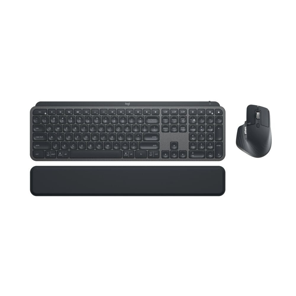 Logitech MX Keys S Combo - Wireless Keyboard and Mouse combo - Slimline - Graphite - Bluetooth
