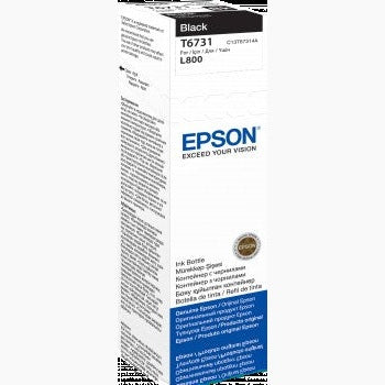 Epson 673 Ink Bottles Black 70ml EcoTank L800 /810 / 850 / 1800