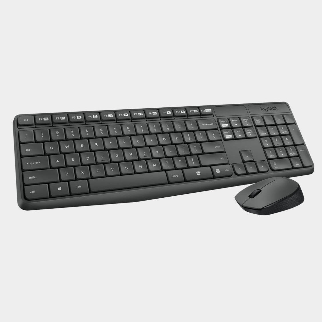 Logitech MK235 - Wireless Keyboard and Mouse combo - Graphite - USB