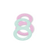NUK Teether Ring Set - Purple