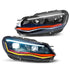 Polo 8 AW Style Projector Headlight -  Suitable To Fit VW Polo 6 (10-On)