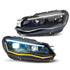 Polo 8 AW Style Projector Headlight -  Suitable To Fit VW Polo 6 (10-On)