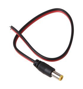 DC Male Plug With Lead 12V DC PLUG M