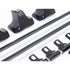 Evo Tuning Gutterless Alluminum Roof Rack with locks (120cm)
